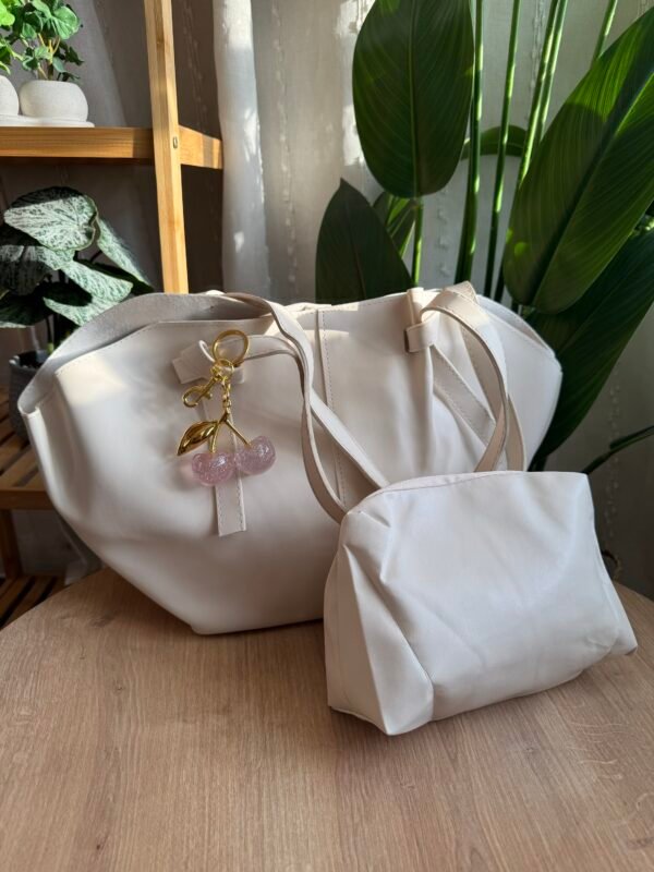 حقيبة بولين لون اوف وايت (بدون المداليه)