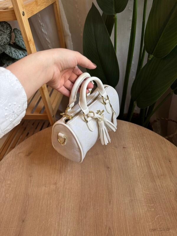 حقيبة coach لون ابيض