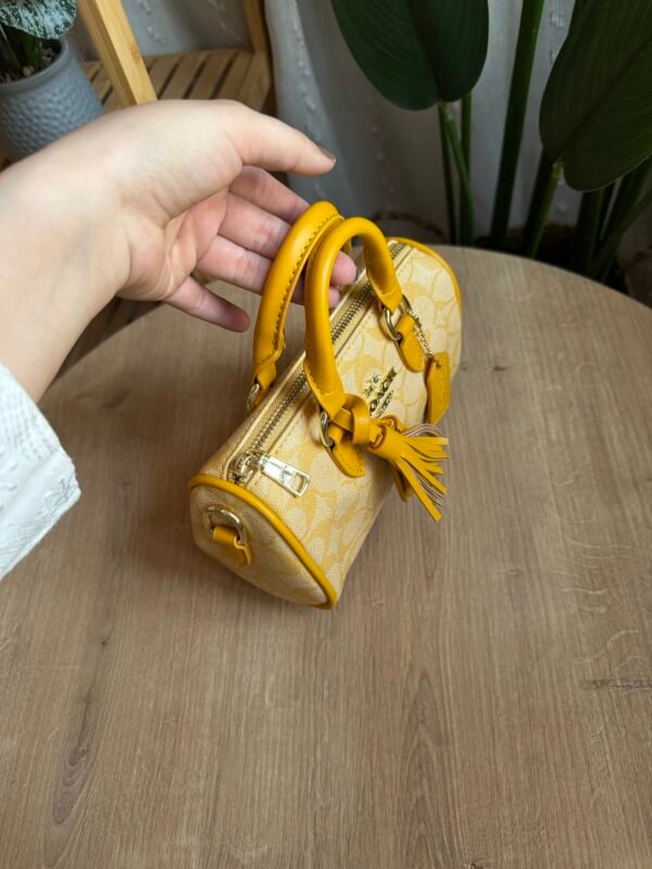 حقيبه coach لون اصفر