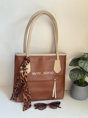 حقيبة لون حني مطعم بيجي