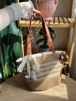 حقيبة خوص انيقه