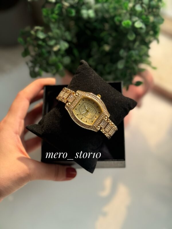 ساعه ذهبي كرستال