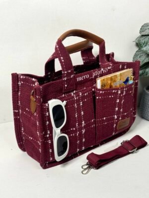 حقيبة قماش ماروني