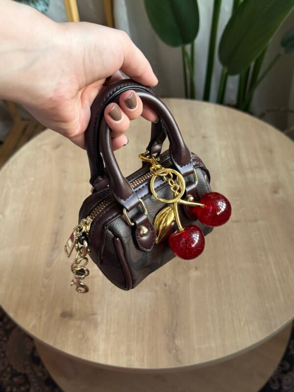 حقيبة coach لون بني (بدون المداليه)