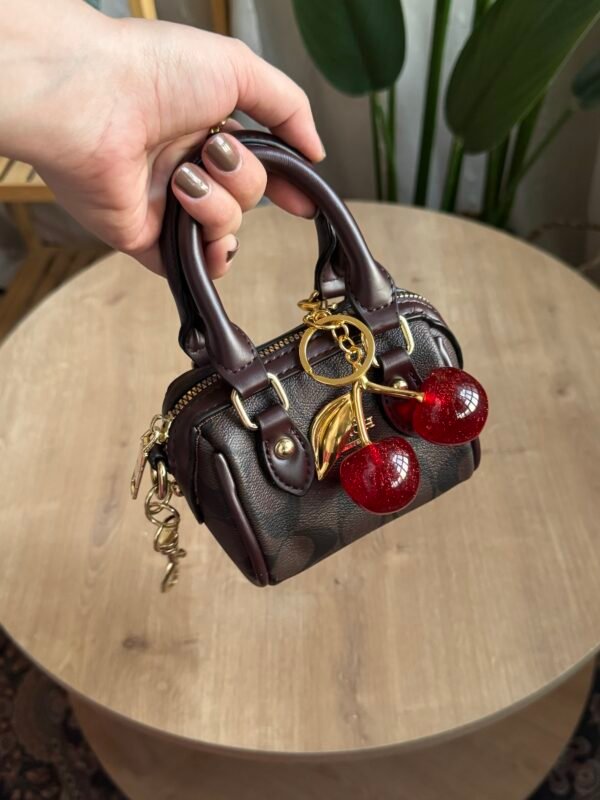 حقيبة coach لون بني (بدون المداليه)