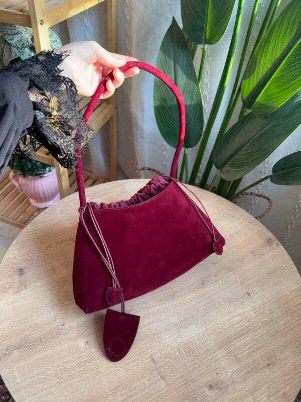 img_1735 حقيبة مخمل لون ماروني